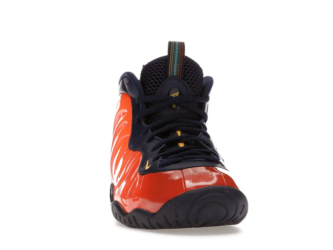 Детские кроссовки Lifestyle Nike Air Foamposite One, Blue Void/Rugged Orange-Blue Void-University Gold — фото 2