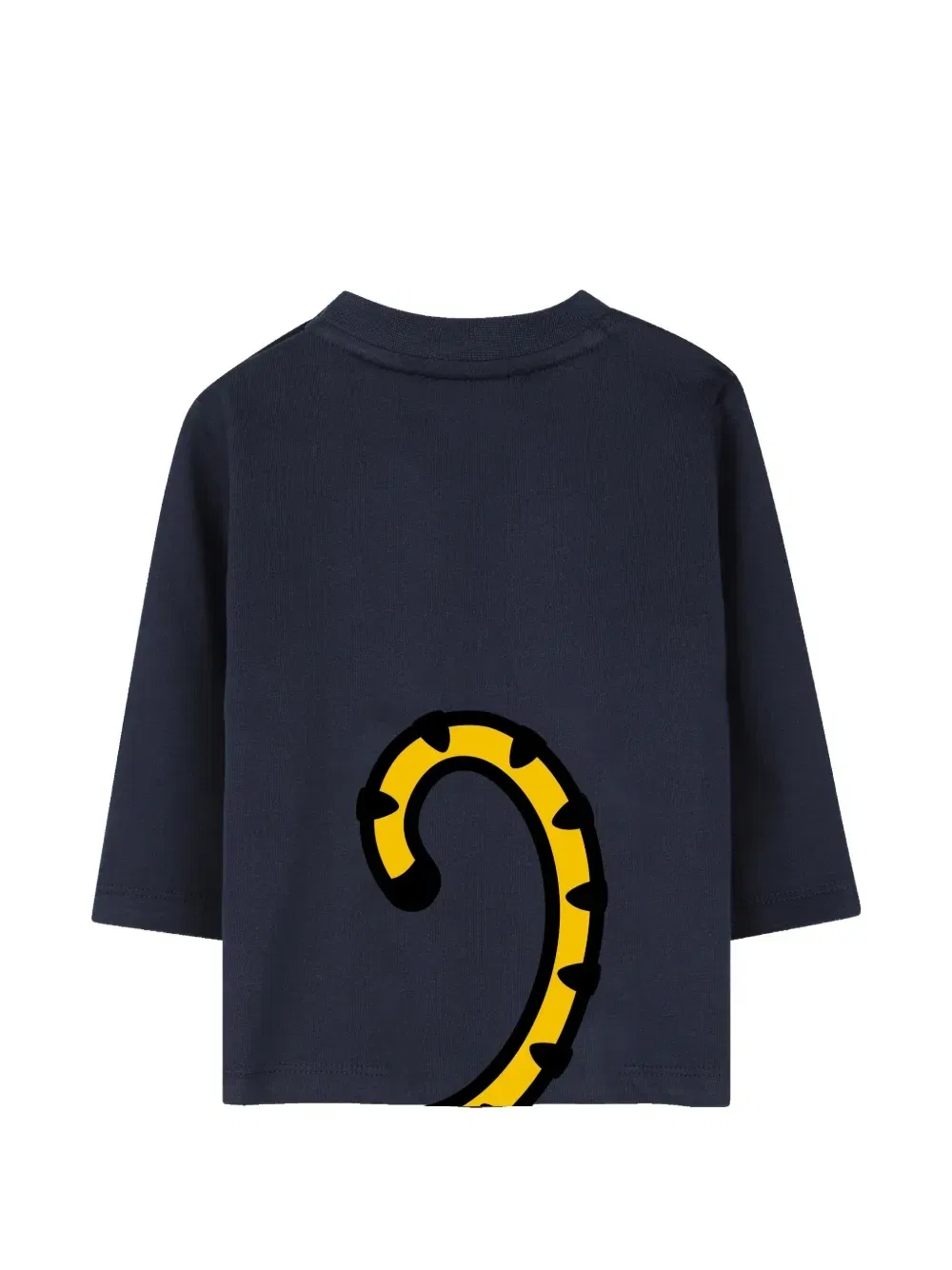 Футболка с длинными рукавами и графичным принтом Kenzo Kids, синий — фото 2