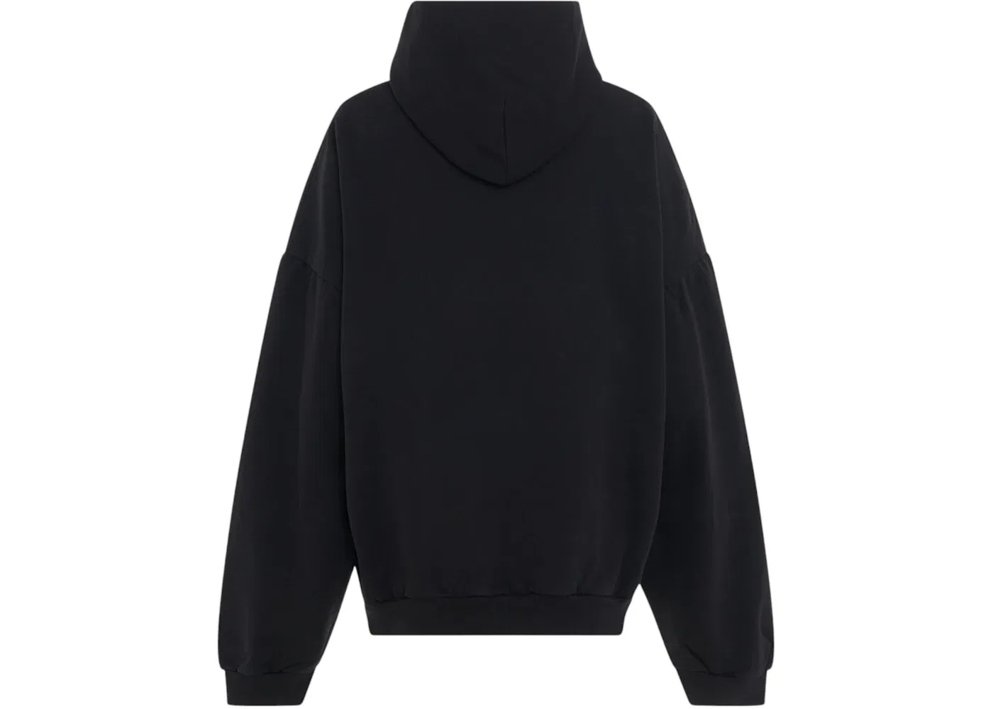 Мужской худи с принтом Balenciaga Round Backflip, Black — фото 2