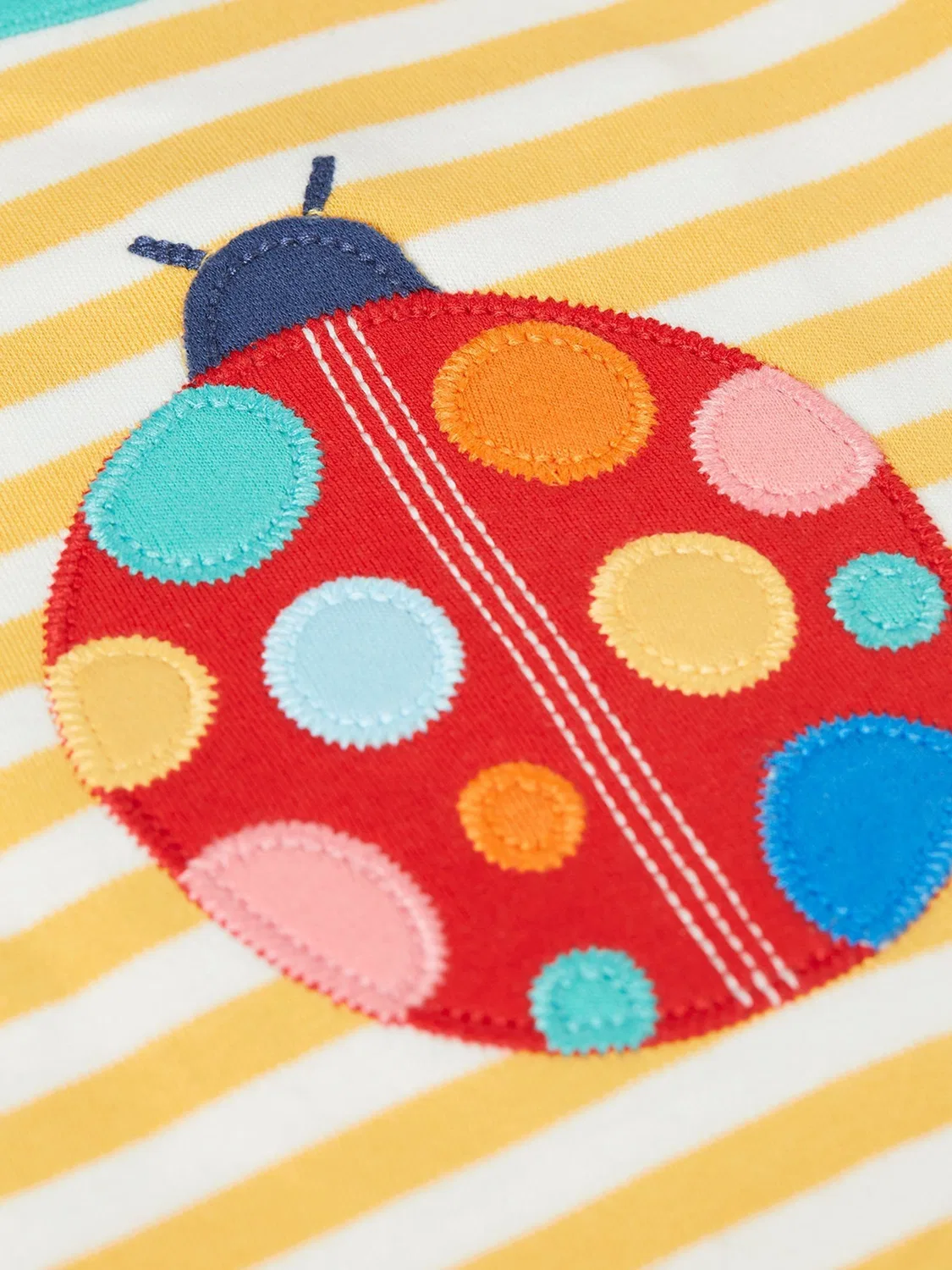 Футболка с аппликацией Bobster Frugi, желтый — фото 3