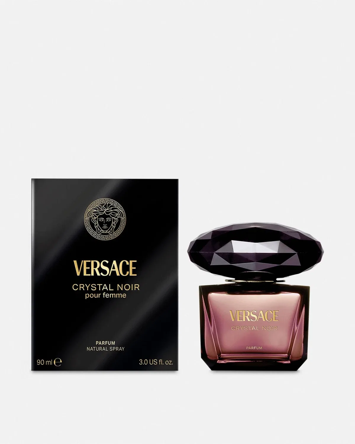 Парфюмерная вода Crystal Noir 90 мл Versace, прозрачный — фото 2