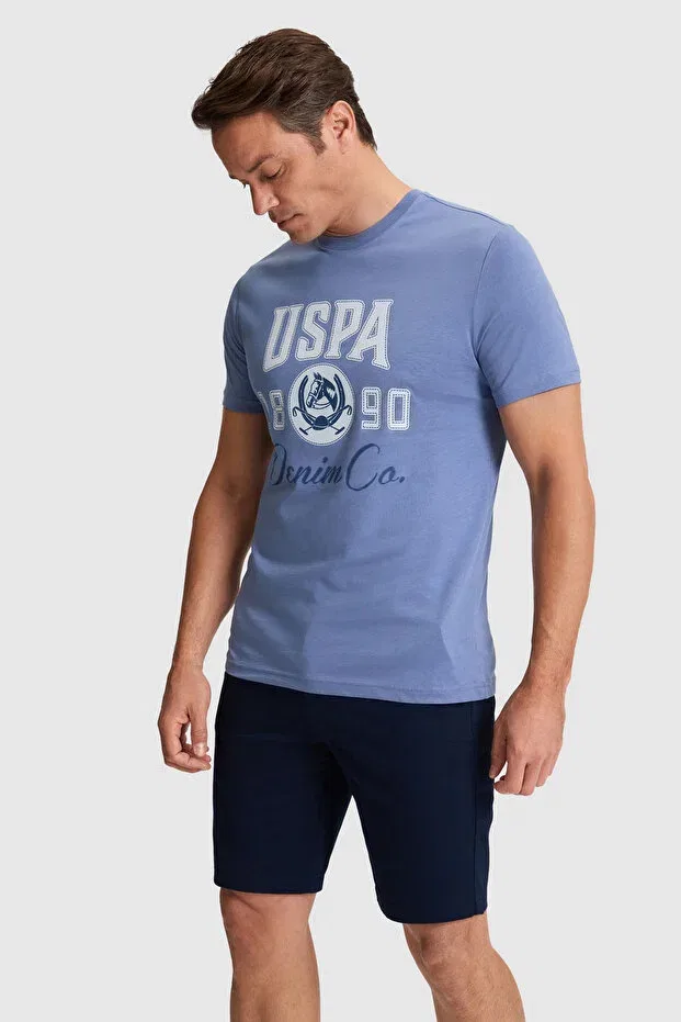 Мужская футболка с коротким рукавом U.S. Polo Assn., Indigo — фото 3