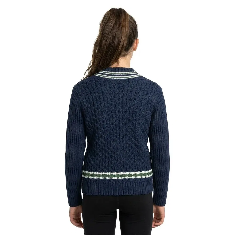 Свитшот Lacoste Kids, синий — фото 4