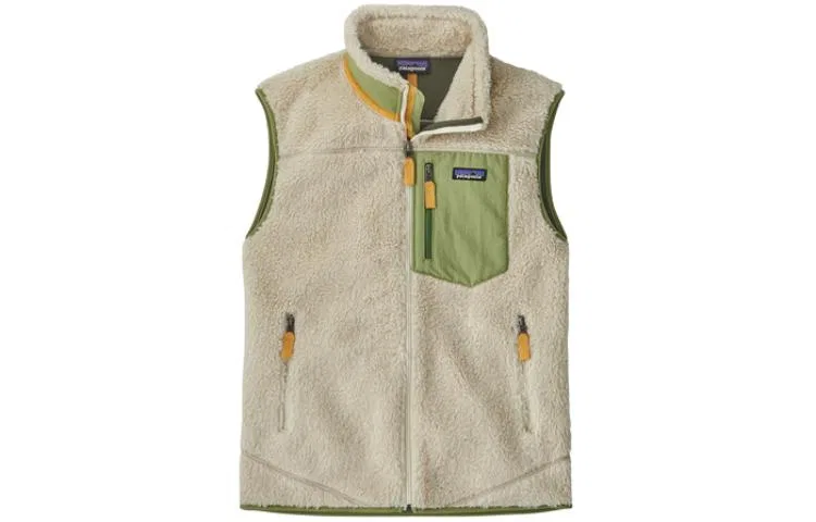 Мужской флисовый жилет Retro X Patagonia, Dark Natural Color Band Buckhorn Green/DNLB