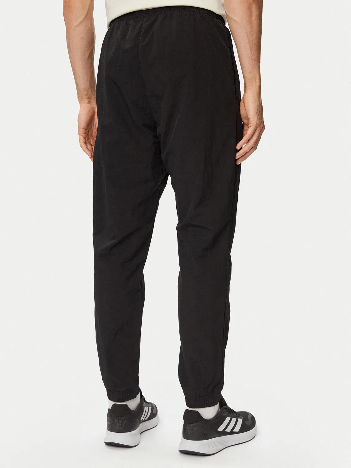 Мужские спортивные штаны стандартного кроя Essentials Small Logo Adidas, черный — фото 3