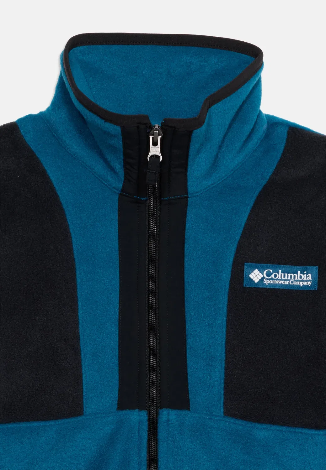 Куртка унисекс на молнии с откидной спинкой Columbia, Black/Phoenix Blue — фото 3
