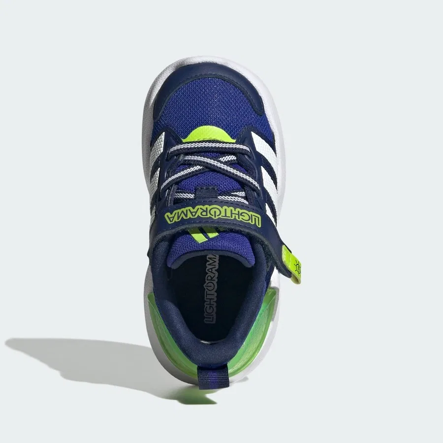 Детские кроссовки с LED-подсветкой Lightorama adidas, Сине-белый — фото 4