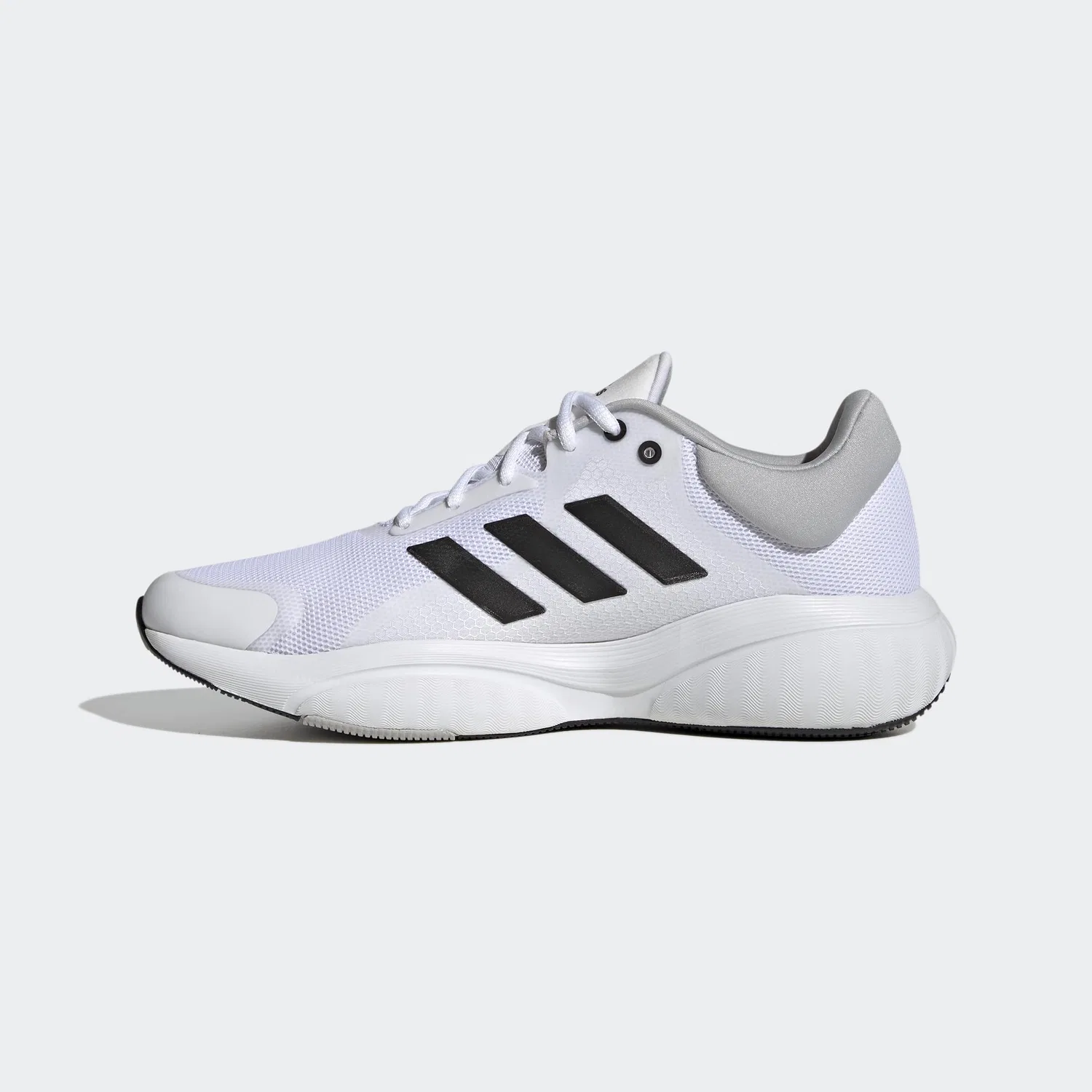 Мужская футболка с принтом Entrada 18 Adidas, Cloud White Core Black Grey Two — фото 2