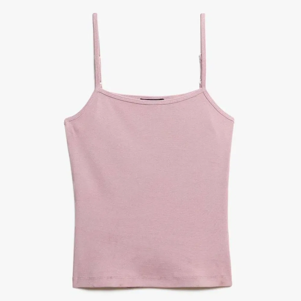 Майка без рукавов Fine Rib Cami Superdry, розовый — фото 3