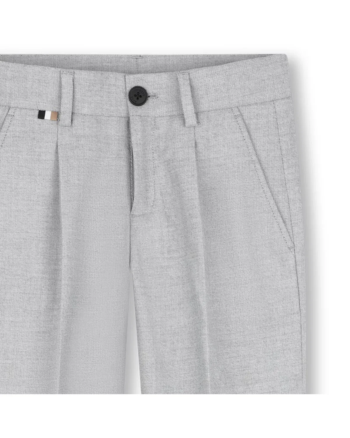 Детский брючный костюм из полиэстера BOSS Kidswear, Gris — фото 2