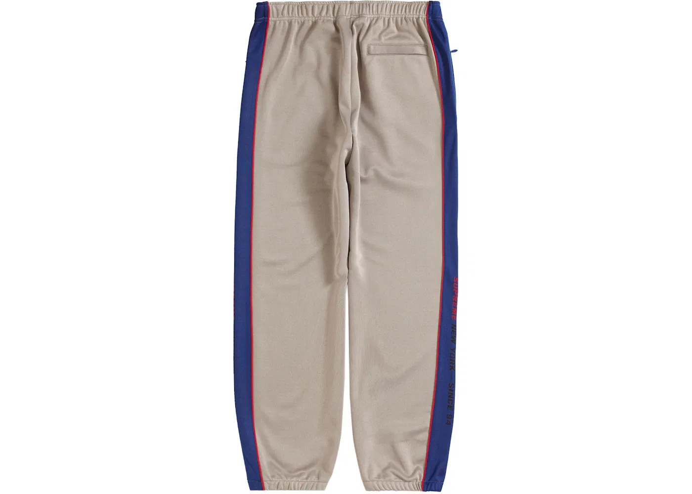 Мужские спортивные штаны с жаккардовым узором Supreme World Famous Jacquard Track Pant, Stone — фото 2