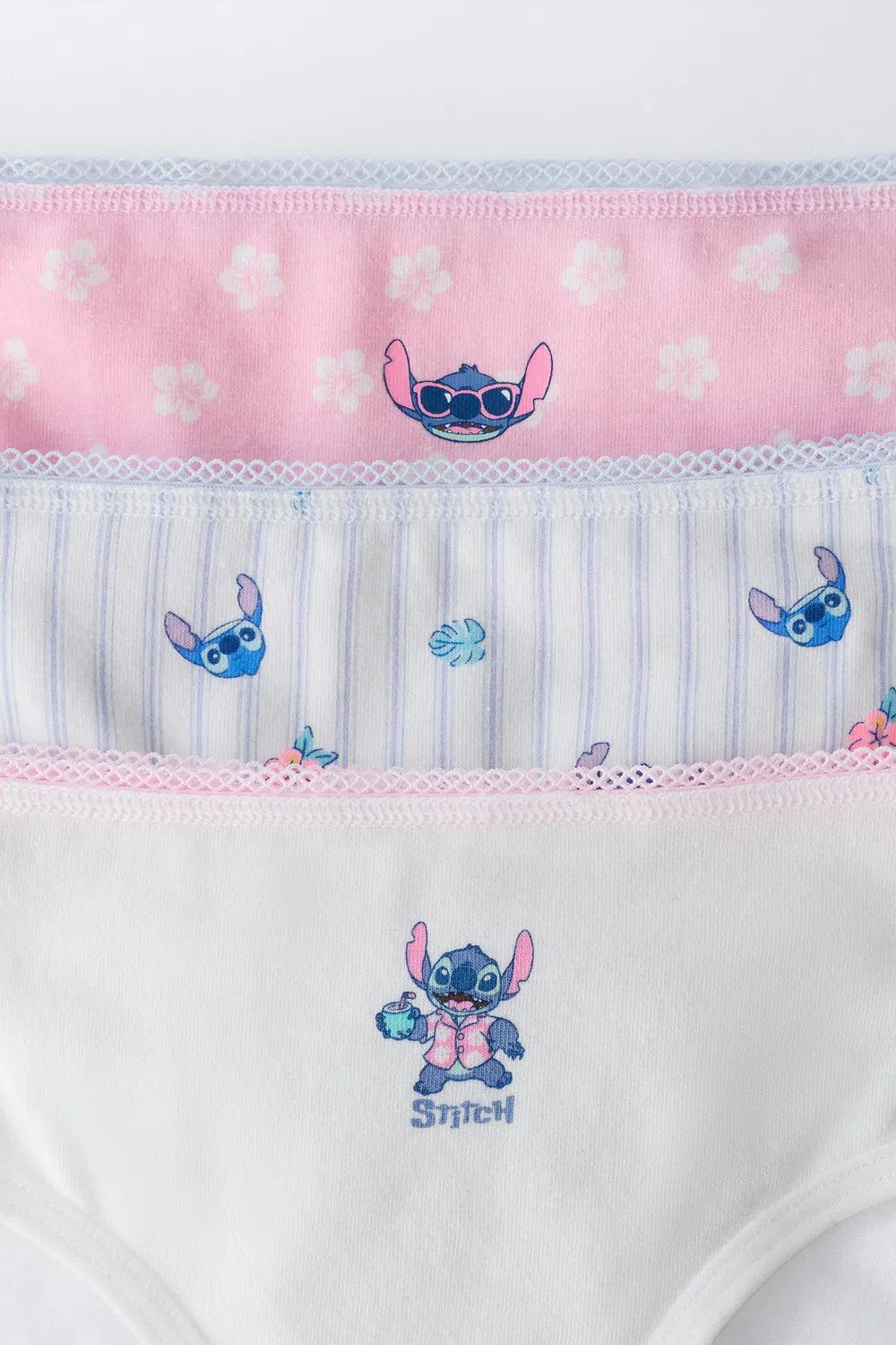1,5-6 лет / Набор из 3 трусиков Лило и Стич Disney ZARA, Multicoloured — фото 2