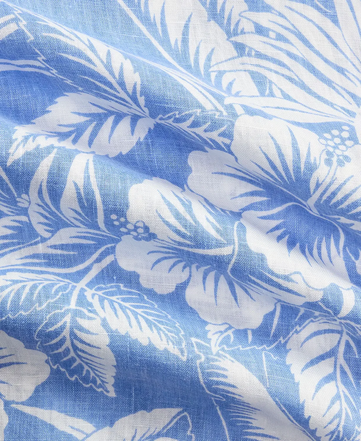 Мужская рубашка с коротким рукавом с принтом Polo Ralph Lauren, Azul Claro — фото 4
