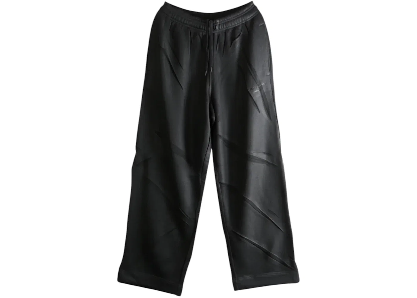 Детские спортивные штаны Creased Mid Rise Alexander Wang, Black