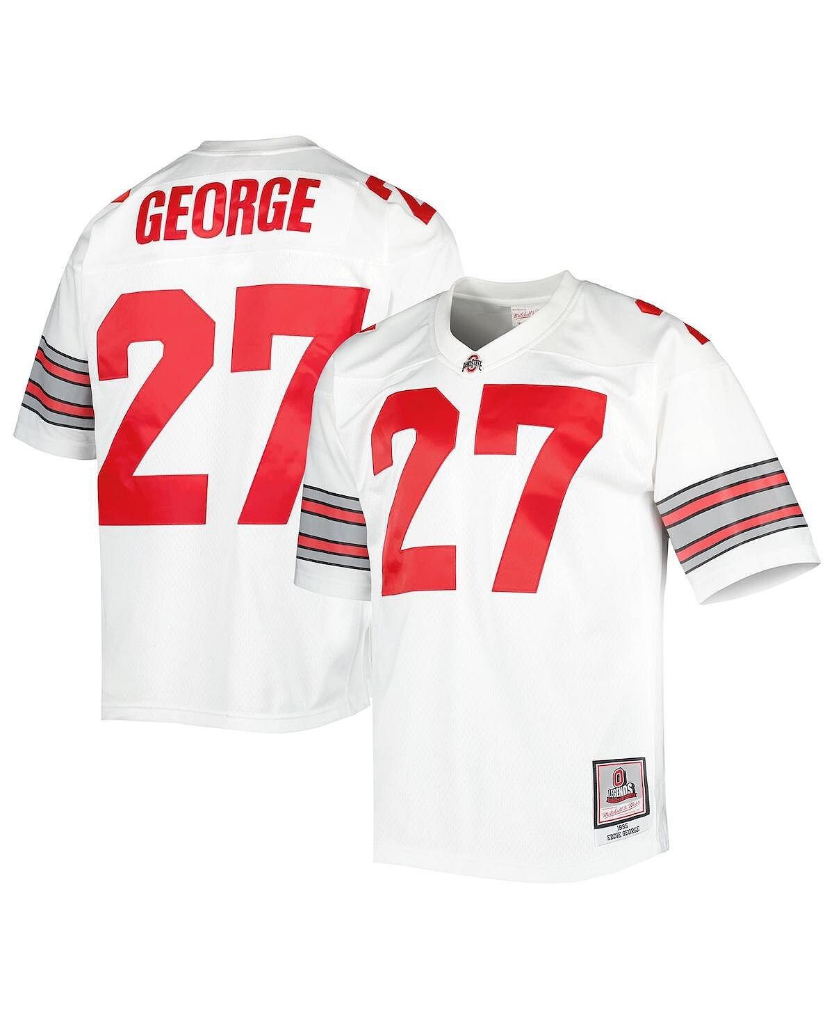 

Мужские аутентичные джерси eddie george white ohio state buckeyes Mitchell & Ness, белый