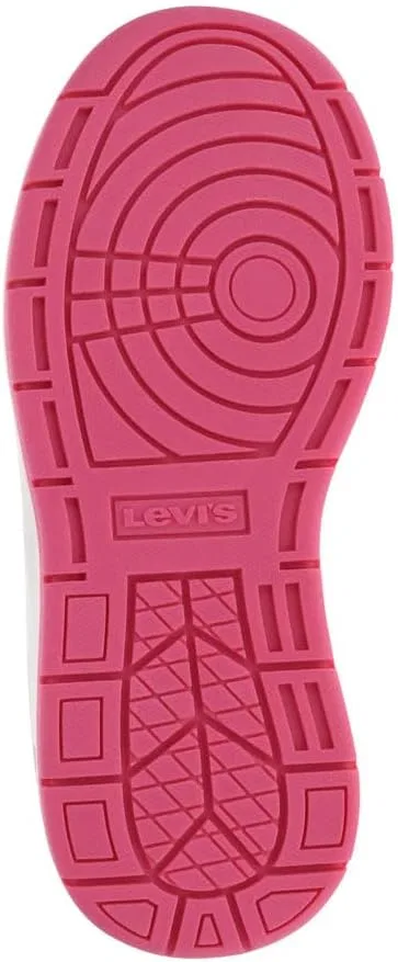 Детские кроссовки для мальчиков Lo Jolla Levi's, White/Fuschia/Coral — фото 4