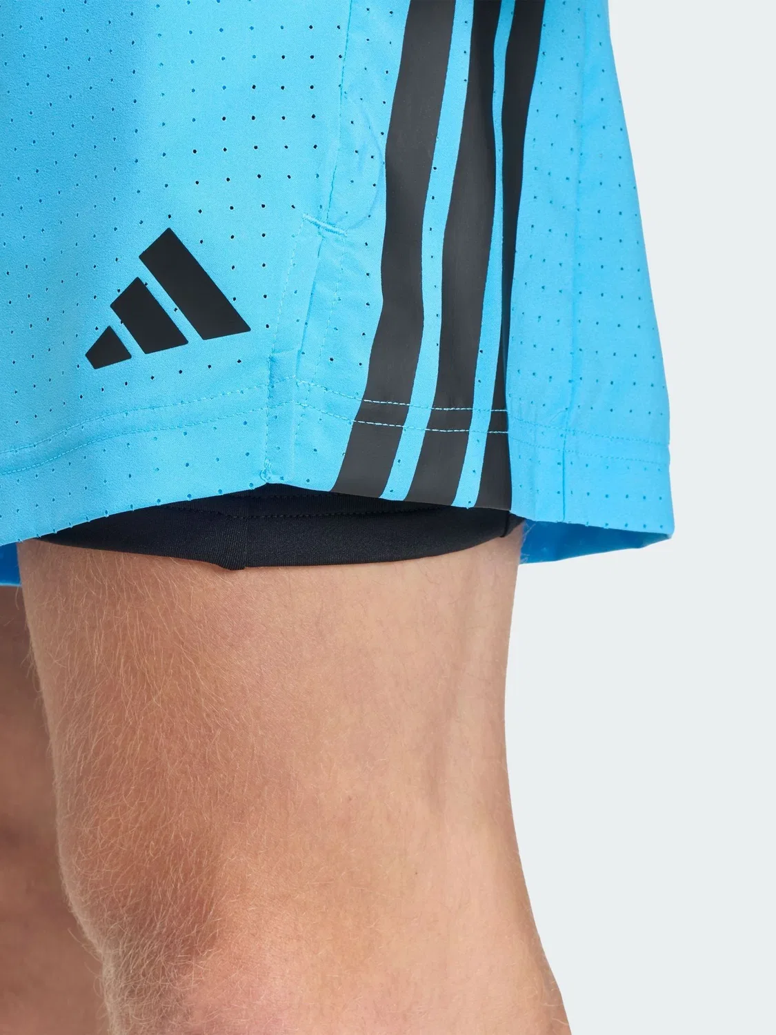 Шорты для тренировок Tech Essentials Workout 2-in-1 adidas, синие — фото 4