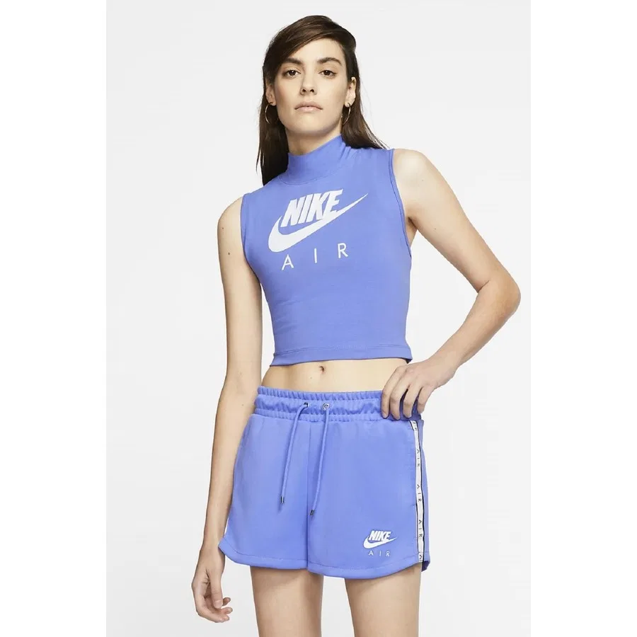 Женский топ-майка без рукавов с имитацией воротника Nike Air Mock Tank, Nike, Фиолетовый