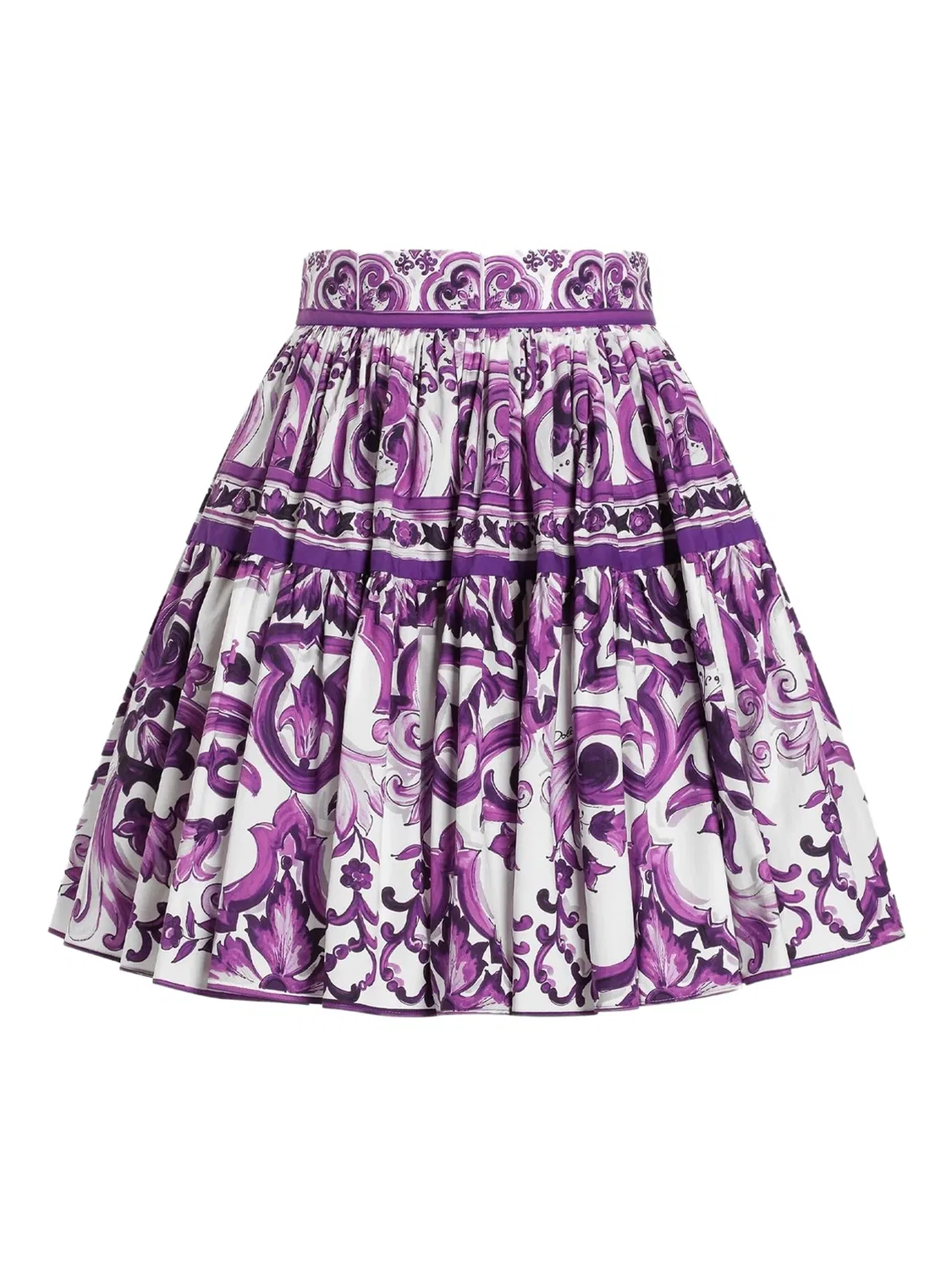 Мини-юбка фиолетовая Dolce & Gabbana, фиолетовый