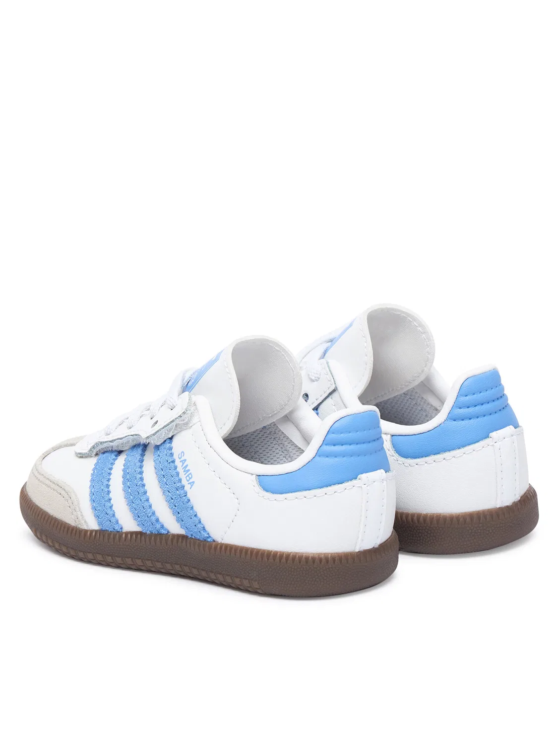Кроссовки для мальчика Samba Og Comfort Closure Elastic Lace Adidas, белый — фото 3