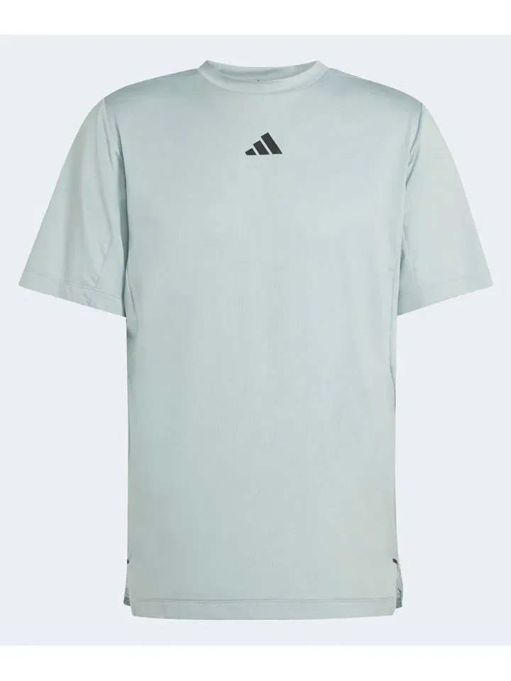 Функциональная футболка с коротким рукавом Adidas, голубой — фото 3