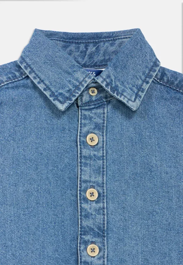 Детская рубашка Jack & Jones Junior, синий — фото 3
