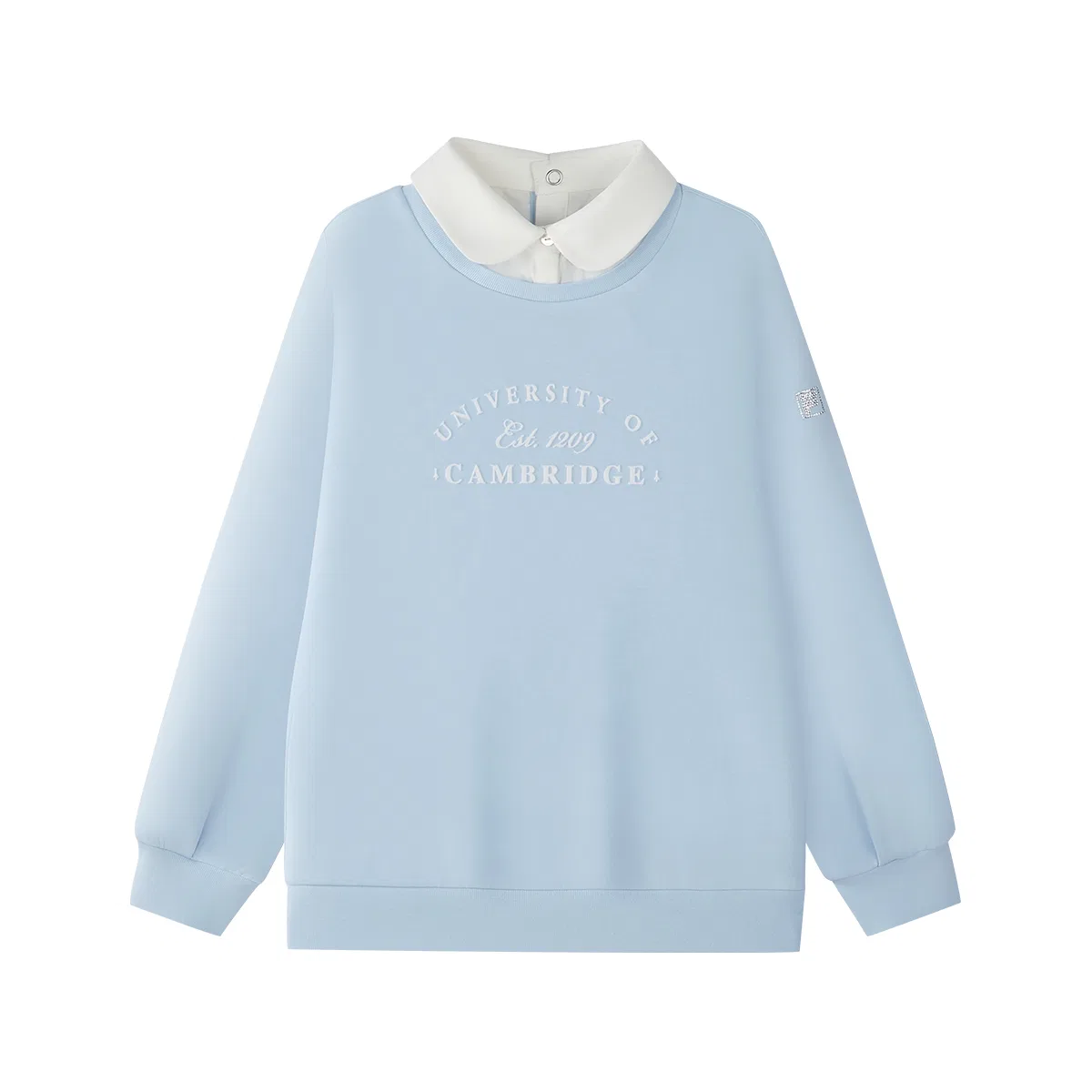 Детский свитшот с воротником-питер пэн, с принтом, Sweatshirts Peter Pan Collar, FILA KIDS