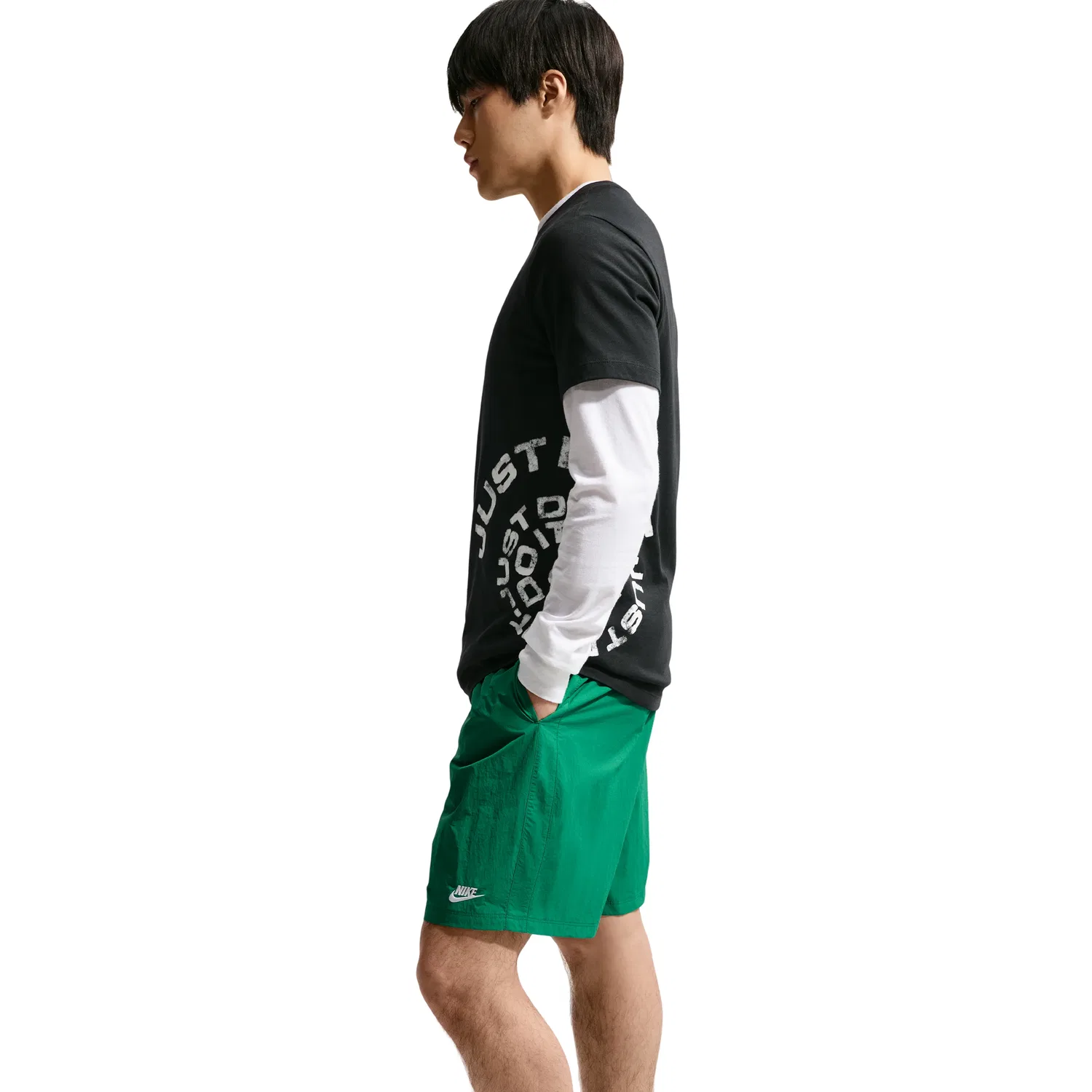 Спортивные шорты Nike Sportswear Club, зеленый — фото 4
