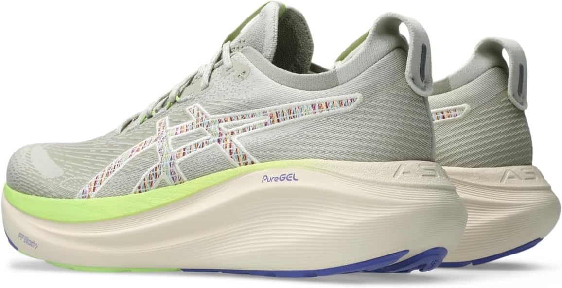 Мужские беговые кроссовки ASICS Gel-Nimbus 27, зеленый — фото 3