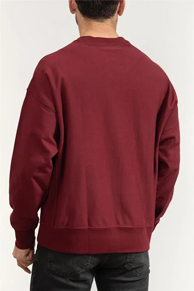 Мужские свитшот хлопковый Calvin Klein, Red — фото 3