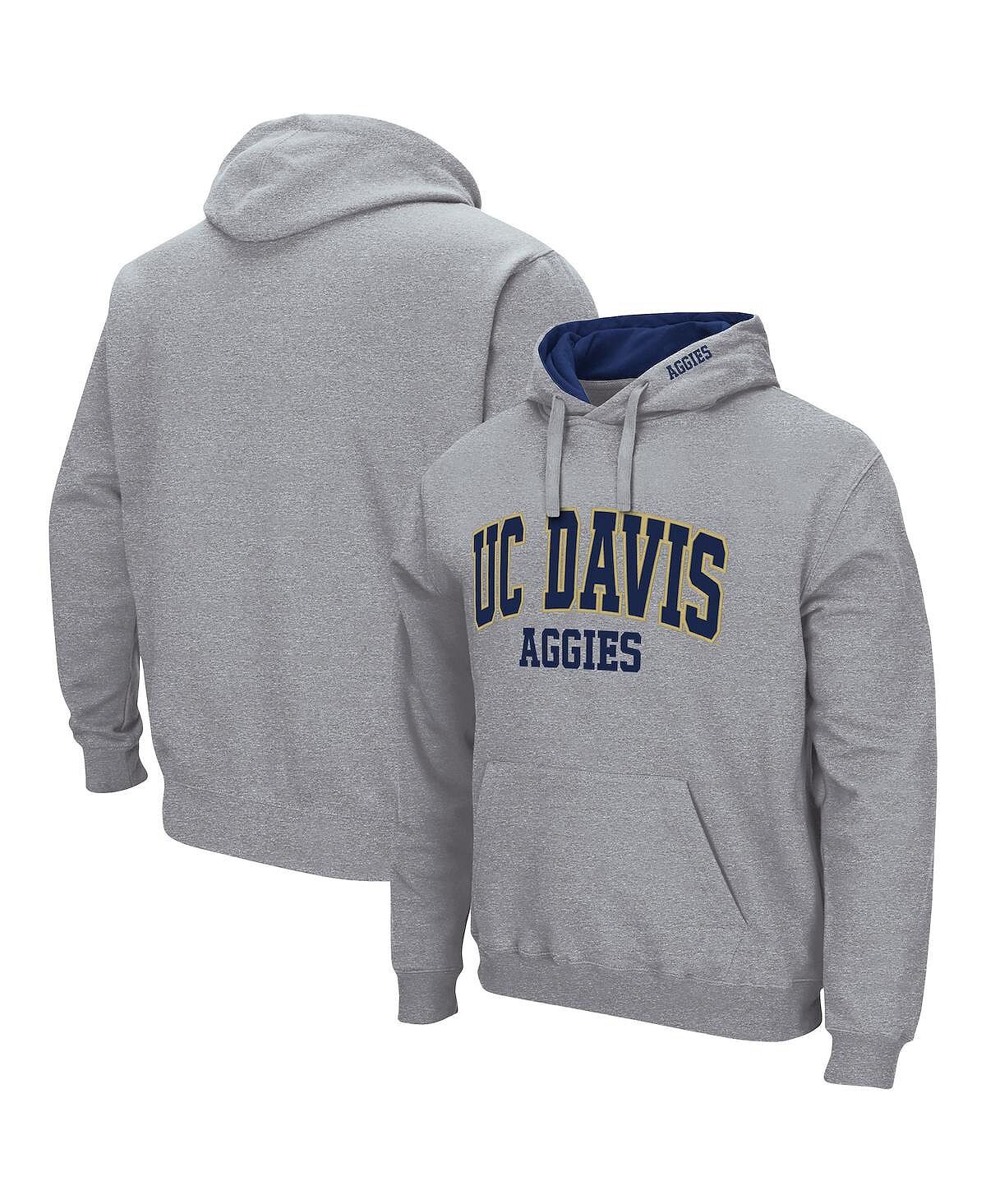 

Мужской пуловер с капюшоном uc davis aggies arch и логотипом серого меланжевого цвета Colosseum, мульти, Серый, Мужской пуловер с капюшоном uc davis aggies arch и логотипом серого меланжевого цвета Colosseum, мульти