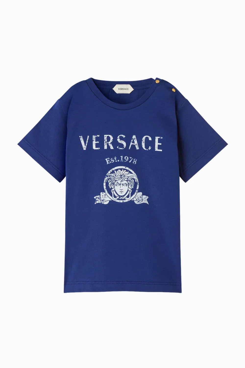 Футболка хлопковая Varsity Versace