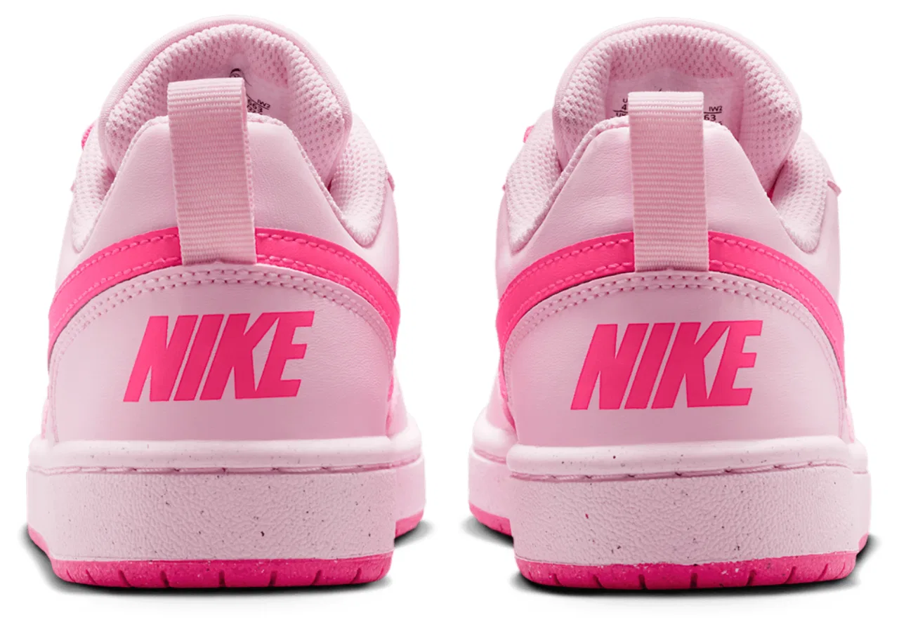 Детские кроссовки с чашечной подошвой Court Borough Low Recraft Nike, Pink Foam/Hyper Pink/White — фото 3