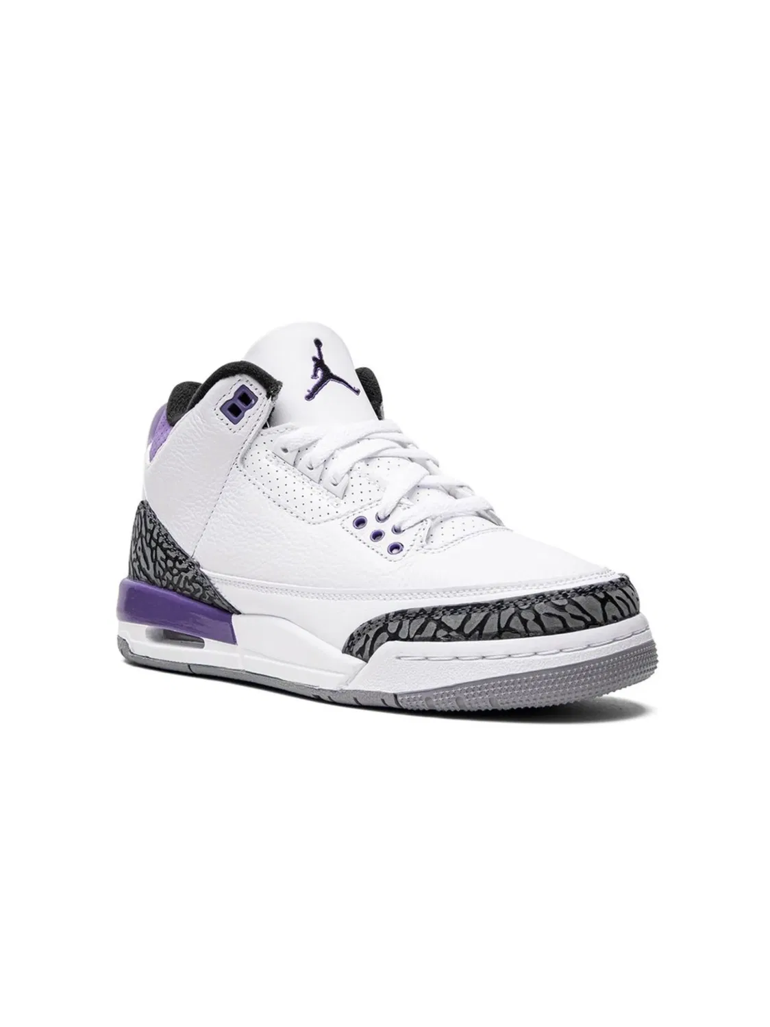 Кроссовки Air Jordan 3 Retro "Dark Iris", белый