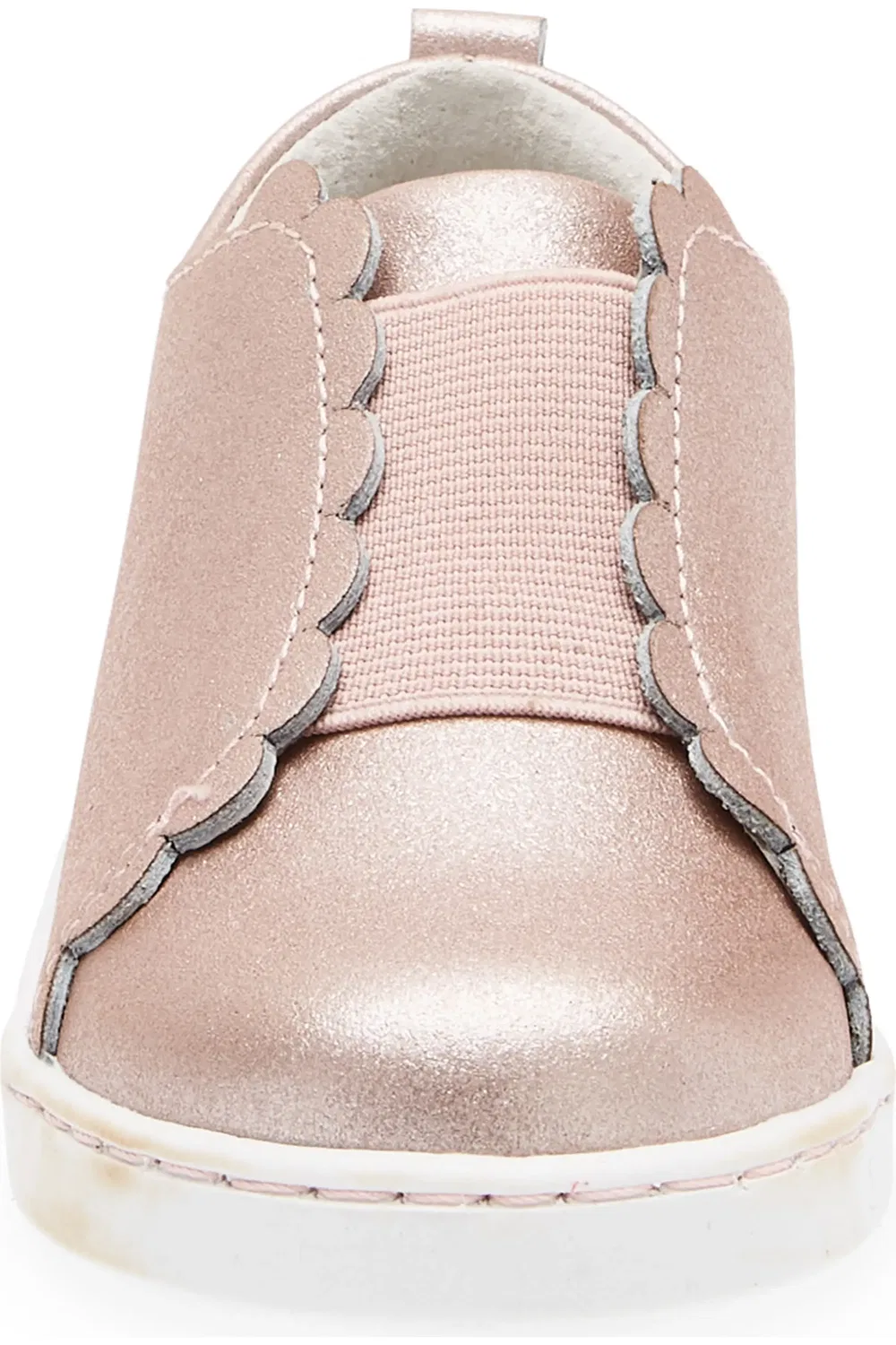 Кроссовки детские повседневные на шнуровке Phoebe L'AMOUR, Glitter Pink — фото 4