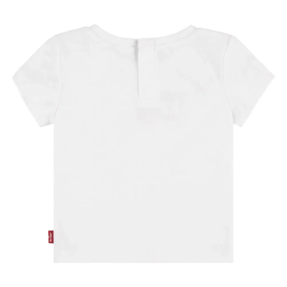 Детская футболка с принтом Batwing для девочек Levi's, White — фото 2