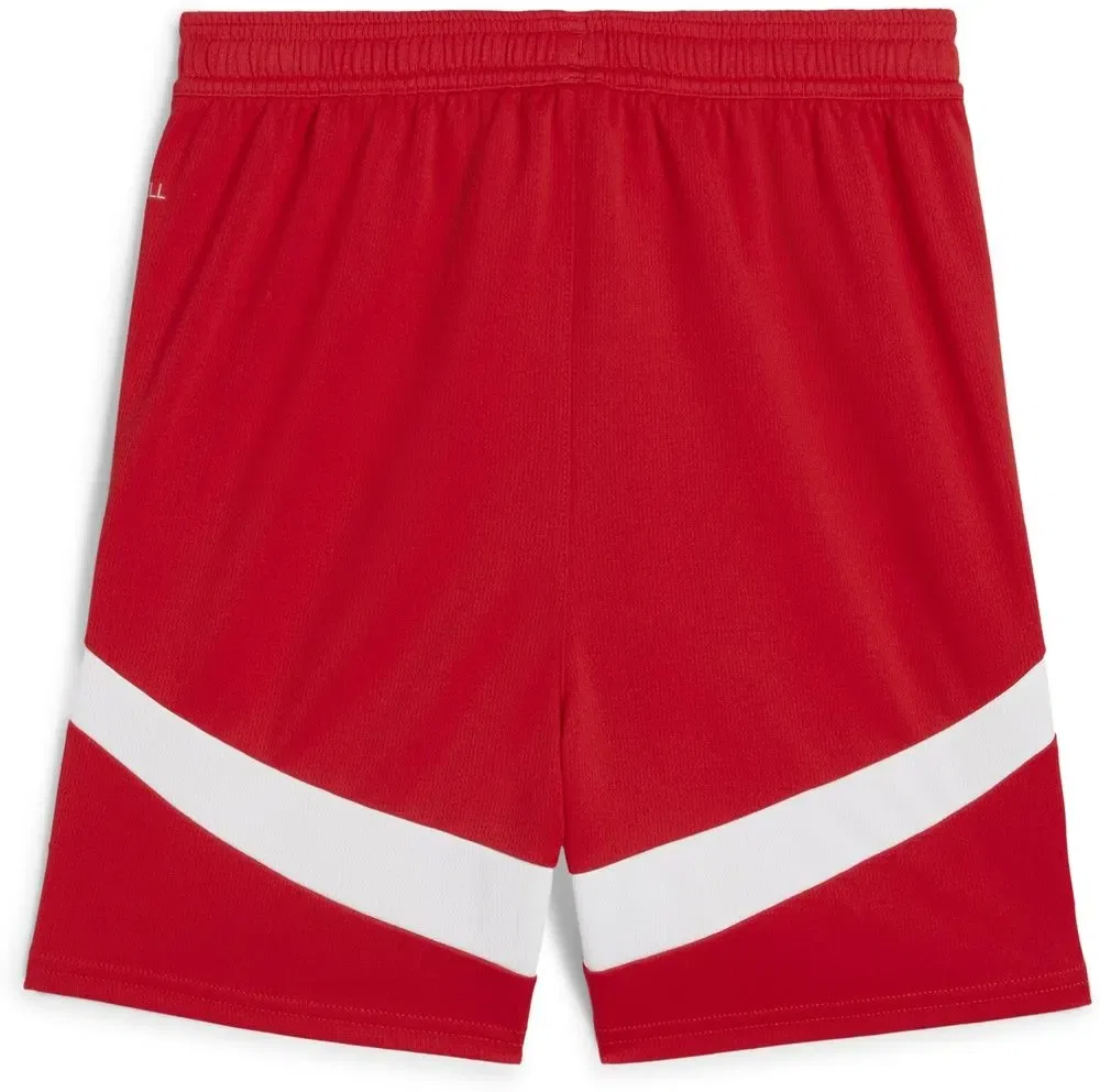 Шорты спортивные с логотипом RBS Shorts Replica Jr Puma, красный — фото 2