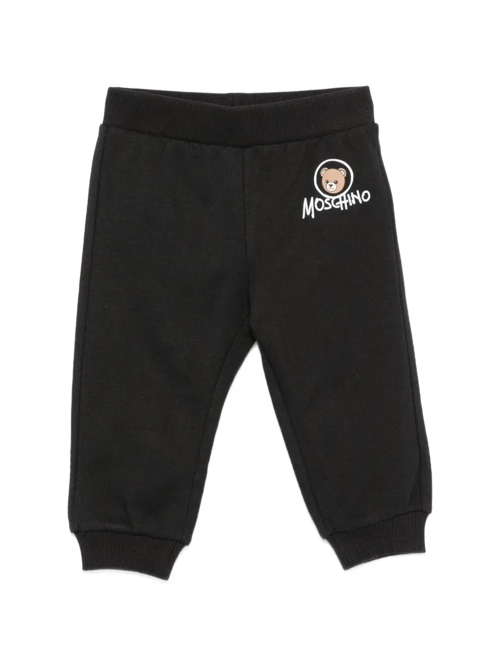 Спортивные брюки с логотипом «Мишки Тедди» Moschino Kids, черный