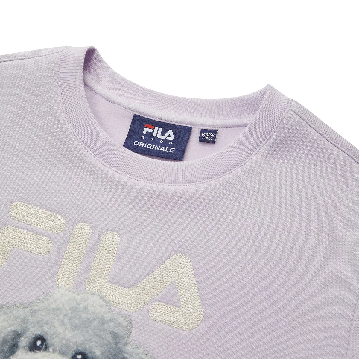 Детский свитшот с круглым вырезом FILA KIDS, Mystic Purple — фото 4