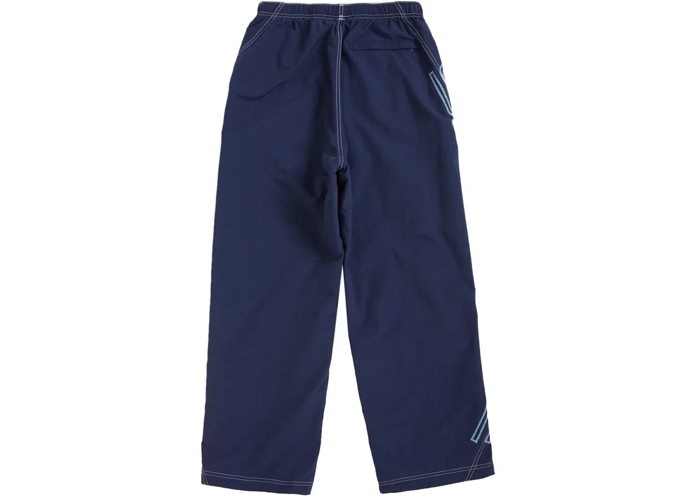 Мужские спортивные штаны с вышивкой Supreme Spellout Embroidered Track Pant (SS25), Navy — фото 3