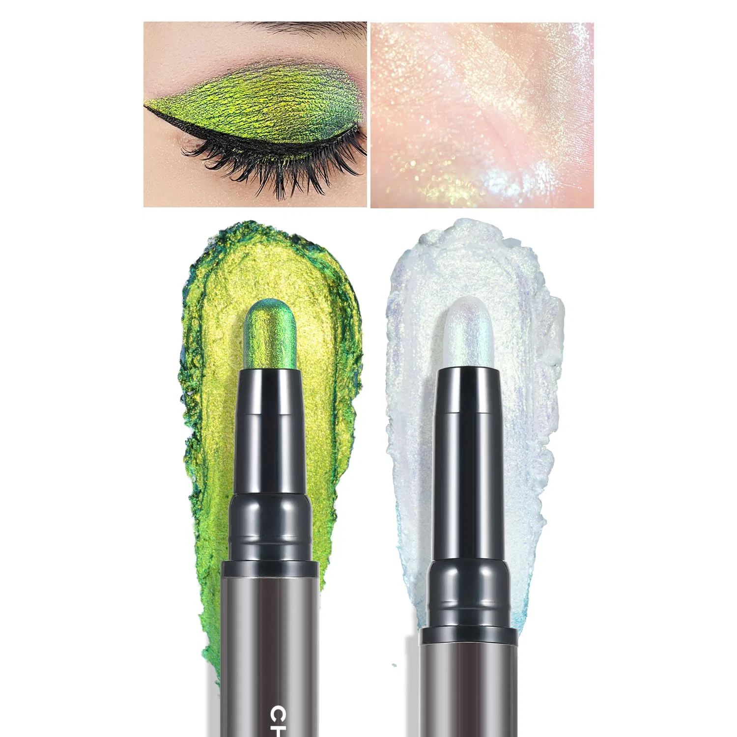 Кремовые тени для век Charmacy Multichrome 2-в-1, #906