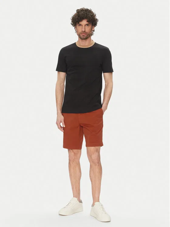 Футболка slim fit H-Tessler Boss, черный — фото 2