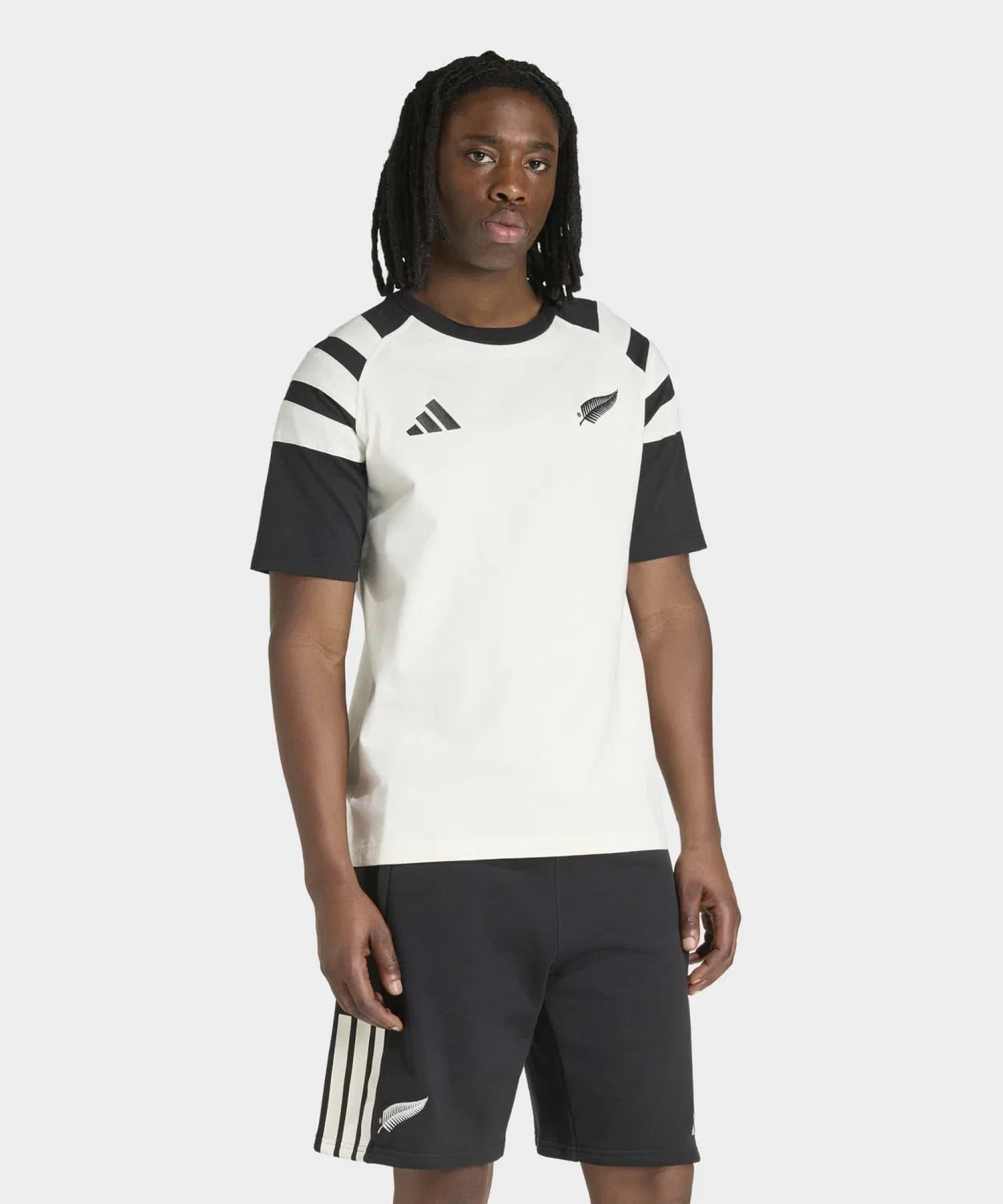 Мужская футболка с круглым вырезом All Blacks Leisurewear Adidas, Белый