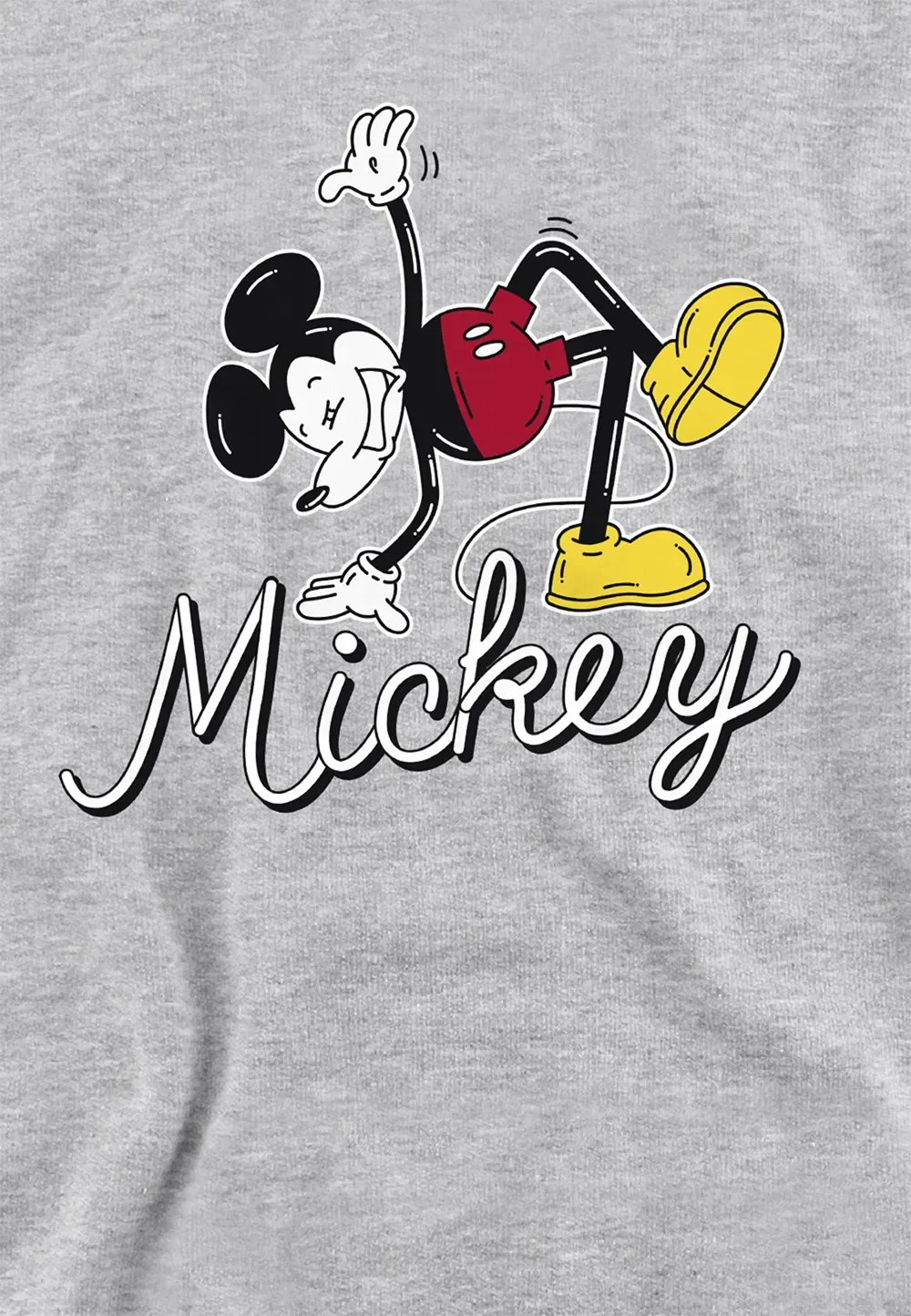 Детская худи Mickey Mouse Funky Dance, Disney, серый — фото 2