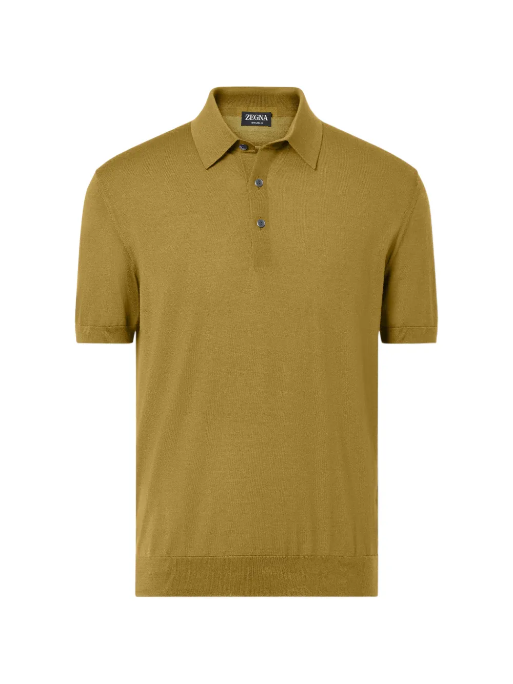 

Рубашка поло с короткими рукавами Zegna, зеленый