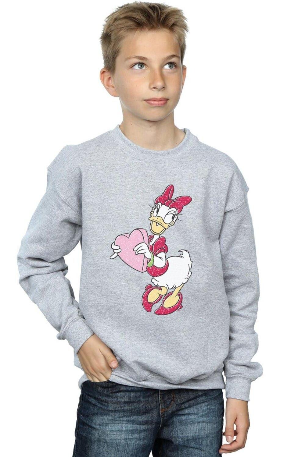 

Толстовка Daisy Duck Love Heart Disney, серый