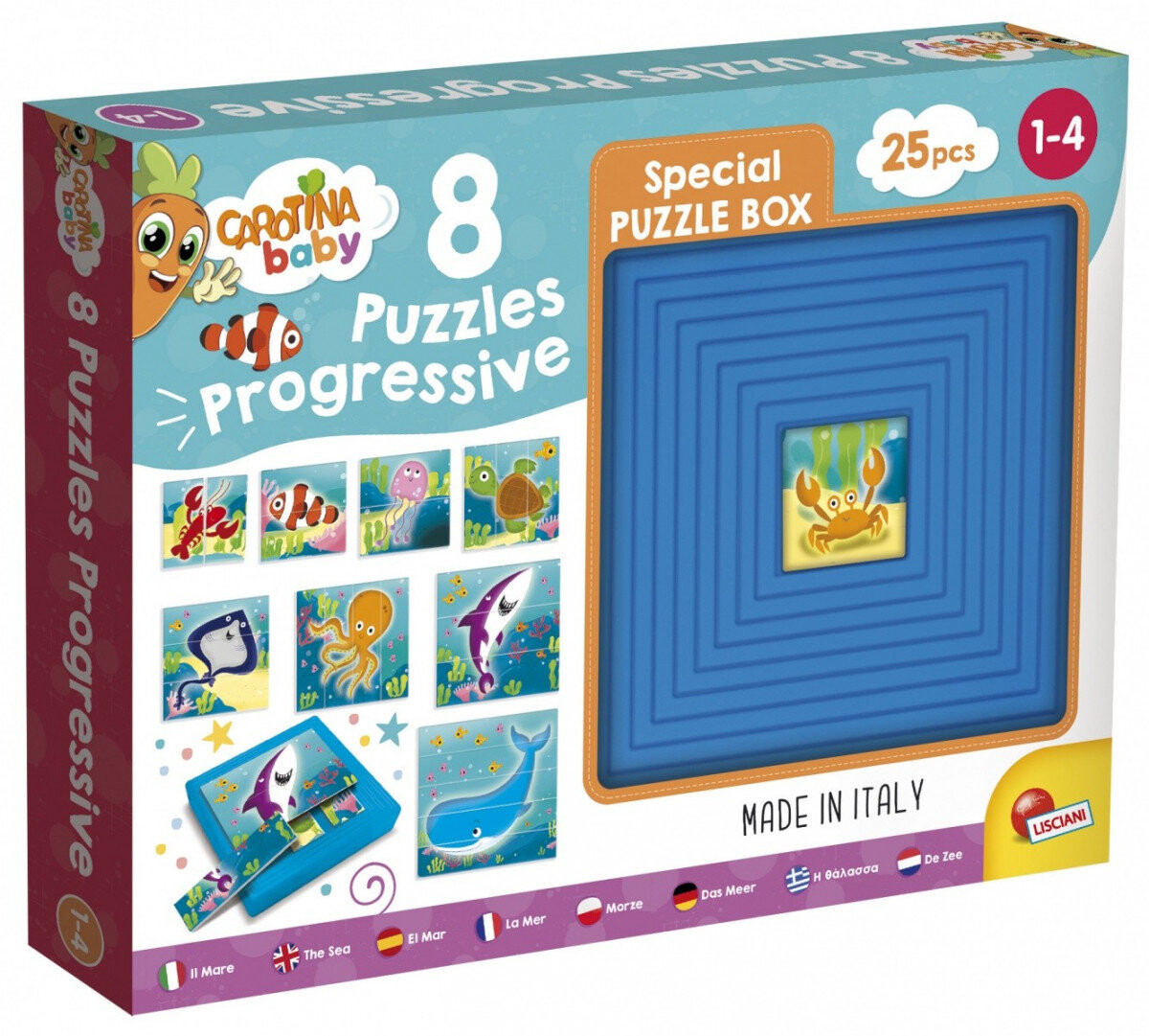 

Пазл Lisciani Progressive Carotina Baby Puzzle — 8 Inna marka