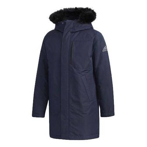 

Пуховик adidas Outdoor Medium Style Down Feather Male Blue, синий