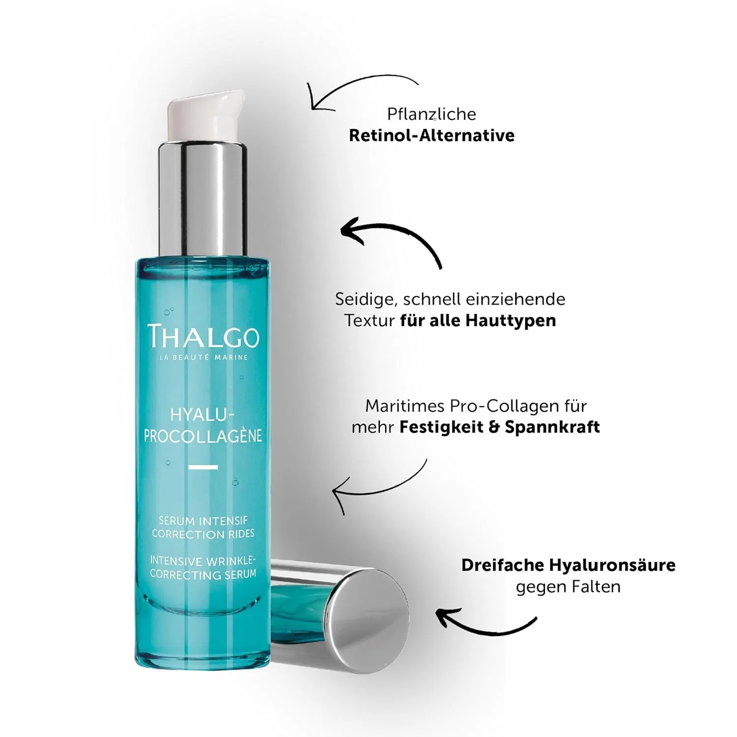 Сыворотка Thalgo — Интенсивная для коррекции морщин «Hyalu-Procollagène» от, 30 мл — фото 3
