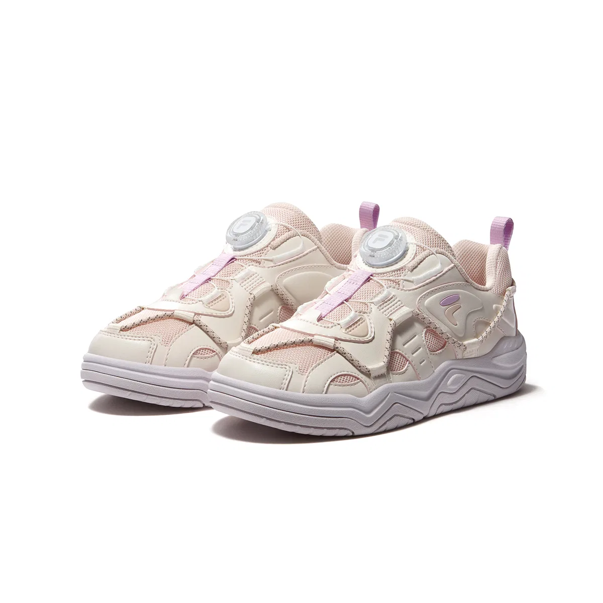 Кроссовки для скейтбординга Heritage FHT Anti Kick FILA KIDS Sea Salt Pink/Peony Silver Pink — фото 4